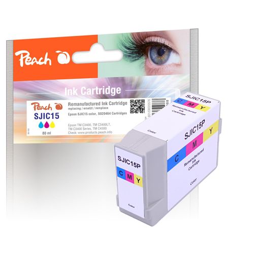 7640182382988 - ESJIC15 Druckerpatrone c m y ersetzt Epson SJIC15 C33S020464 für zB Epson ColorWorks C 3400 Epson ColorWorks C 3400 LAN Epson TMC 3400 (wiederaufbereitet)