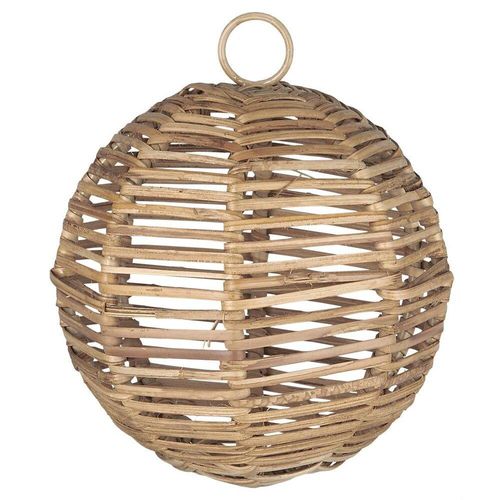 5709898351656 - Ib Laursen Weihnachtskugel Rattan Ø 10 cm