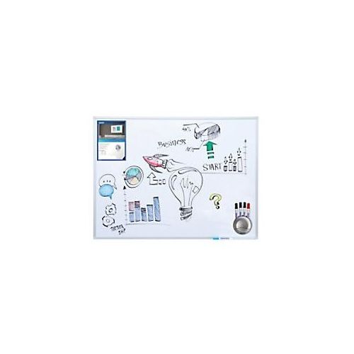 4016946209724 - FRANKEN ECO Whiteboard SC4202 Wandmontiert Magnetisch Emaille 90 x 60 cm