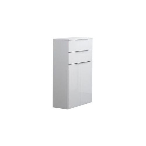 4008033809269 - Doppel-Midischrank kara   Badschrank mit Soft-Close-System   Maße (b x h x t) ca 61 x 107 x 32 cm   mit Schubladen und Türen   Korpus Weiß matt  