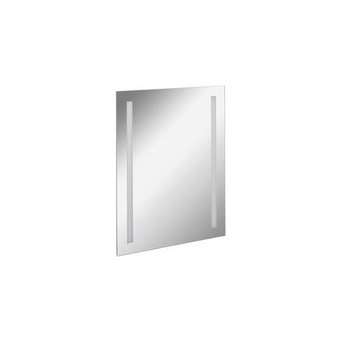 4008033845038 - Badspiegel FACKELMANN Linear Spiegel Gr B H T 60 cm x 75 cm x 2 cm silberfarben Badspiegel LED