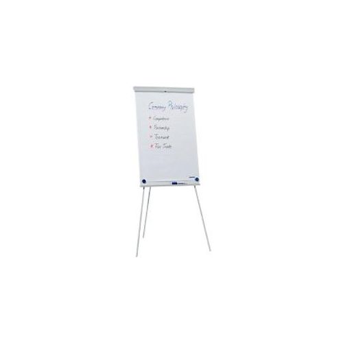 4016946199421 - FRANKEN X-tra!Line Magnetisches Flipchart EL-FC20 Höhenverstellbar 68 x 105 cm Mit Dreibeinstativ und Stiftablage Hellgrau