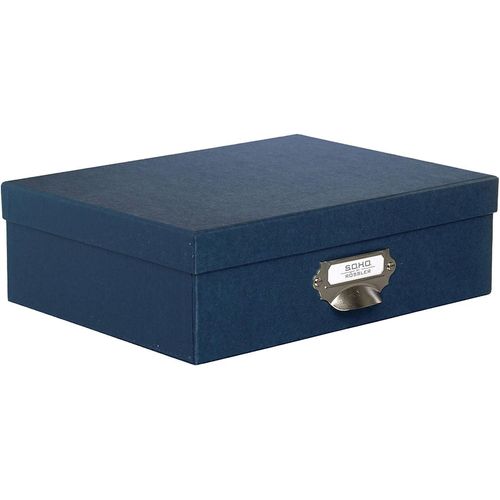 4014969627273 - Rössler Aufbewahrungsbox SOHO Navy 11x30x34 cm navy