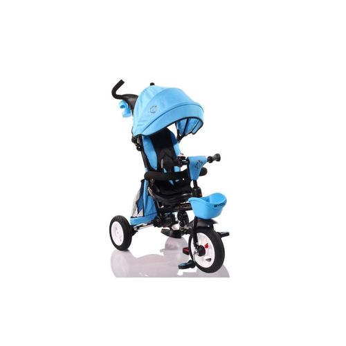 3800146242756 - Byox Tricycle Flexy Lux 3 in 1 Dreirad klappbar Gummireifen drehbarer Sitz blau 3800146242756 - Byox Tricycle Flexy Lux 3 in 1 Dreirad klappbar Gummireifen drehbarer Sitz blau