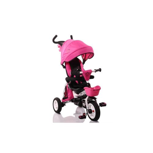 3800146242749 - Byox Tricycle Flexy Lux 3 in 1 Dreirad klappbar Gummireifen drehbarer Sitz pink 3800146242749 - Byox Tricycle Flexy Lux 3 in 1 Dreirad klappbar Gummireifen drehbarer Sitz pink