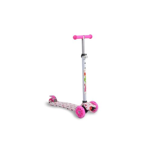 3800146225216 - Byox Kinderroller Scooter Rapture aus Alu Wassertransferdruck PU Leuchträder weiß 3800146225216 - Byox Kinderroller Scooter Rapture aus Alu Wassertransferdruck PU Leuchträder weiß