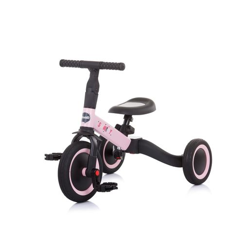 3800931046088 - Dreirad Smarty 2 in 1 Laufrad Gummireifen umbaubar Pedale verstellbar rosa 3800931046088 - Dreirad Smarty 2 in 1 Laufrad Gummireifen umbaubar Pedale verstellbar rosa
