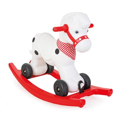 8693461010026 - Pilsan Schaukelpferd 1002 Rutscher 2 in 1 mit Sound aus Kunststoff 4 Räder schwarz weiß 8693461010026 - Pilsan Schaukelpferd 1002 Rutscher 2 in 1 mit Sound aus Kunststoff 4 Räder schwarz weiß