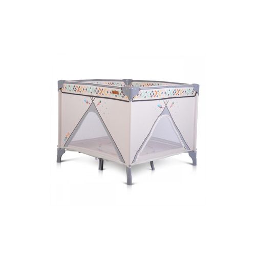 3800146248369 - Reiselaufstall Boho Laufstall Matratze faltbar klappbar Tragetasche beige