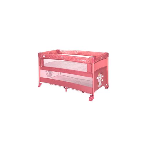 3800151991786 - Baby Reisebett Up´n Down Öffnung 2 Ebenen Tragetasche mit Rädern pink
