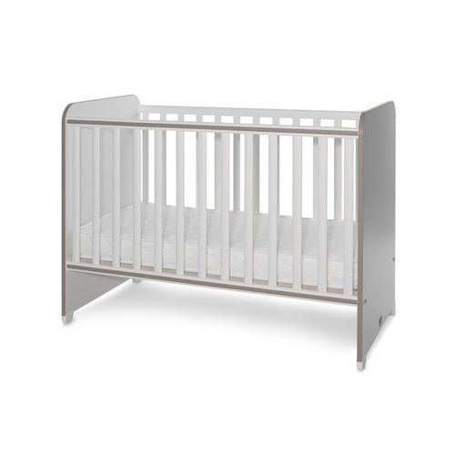 3800166100647 - Babybett Sweet Dream 124 x 68 x 95 cm Unterbettrahmen mit zwei Ebenen weiß braun 3800166100647 - Babybett Sweet Dream 124 x 68 x 95 cm Unterbettrahmen mit zwei Ebenen weiß braun