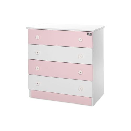 3800166104331 - Kommode Dresser 81 x 50 x 86 cm 4 große Schubladen schnelle Montage pink 3800166104331 - Kommode Dresser 81 x 50 x 86 cm 4 große Schubladen schnelle Montage pink