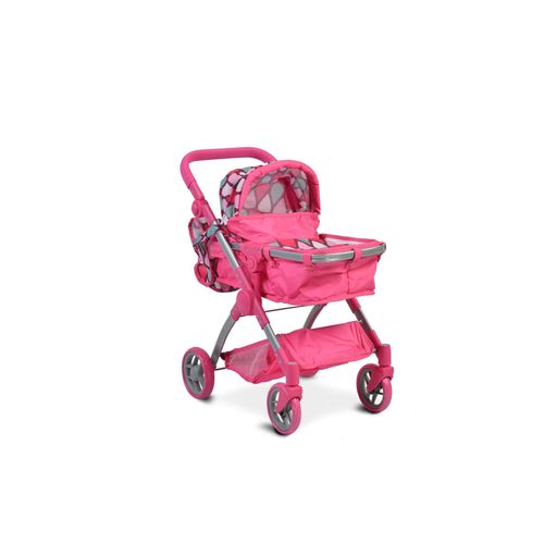 3800146264833 - Puppenwagen Puppenbuggy Vicky 9620 Tasche Schiebegriff höhenverstellbar in pink 3800146264833 - Puppenwagen Puppenbuggy Vicky 9620 Tasche Schiebegriff höhenverstellbar in pink