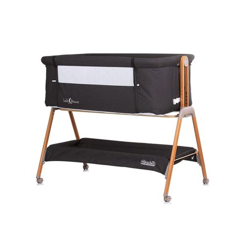 3800931054687 - Babybett Sweet Dreams mit Rollen Beistellbett Matratze Anti-Refluxs schwarz 3800931054687 - Babybett Sweet Dreams mit Rollen Beistellbett Matratze Anti-Refluxs schwarz