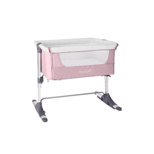 3801003020555 - Kikkaboo Beistellbett Bonne Nuit verstellbar eine Seite zum Öffnen 2 Räder rosa 3801003020555 - Kikkaboo Beistellbett Bonne Nuit verstellbar eine Seite zum Öffnen 2 Räder rosa