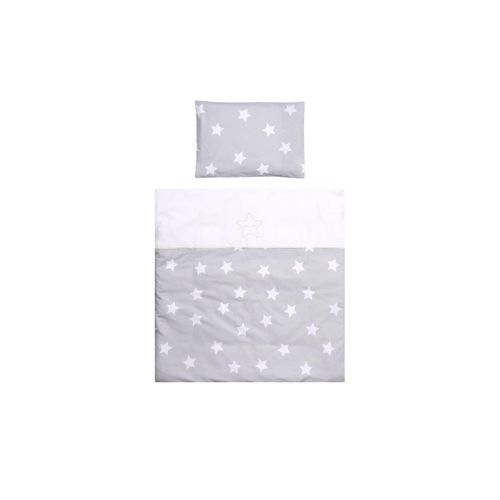 3800151900290 - Baby-Bettwäsche 7-teiliges Set First Dreams Decke Kissen Laken Himmel grau 3800151900290 - Baby-Bettwäsche 7-teiliges Set First Dreams Decke Kissen Laken Himmel grau
