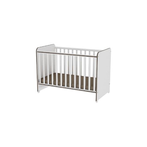 3800151916833 - Babybett Sweet Dream 124 x 68 x 95 cm Unterbettrahmen mit zwei Ebenen in weiß beige 3800151916833 - Babybett Sweet Dream 124 x 68 x 95 cm Unterbettrahmen mit zwei Ebenen in weiß beige