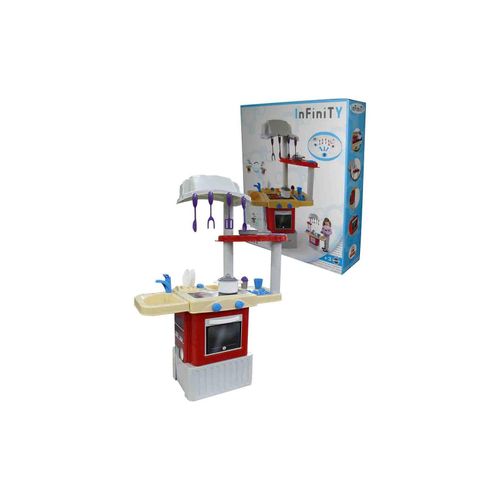 4810344042279 - Kinderküche 42279 Infinity 100 cm hoch Spülbecken Backofen viel Zubehör rot 4810344042279 - Kinderküche 42279 Infinity 100 cm hoch Spülbecken Backofen viel Zubehör rot