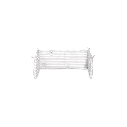 3800151972402 - Babybett-Nestchen L 145 x B 27 cm Bettumrandung aus 100% Baumwolle hellgrau 3800151972402 - Babybett-Nestchen L 145 x B 27 cm Bettumrandung aus 100% Baumwolle hellgrau