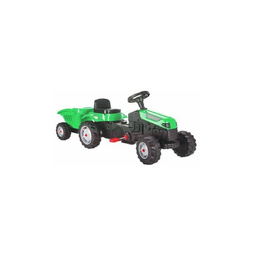 8693461012150 - Pilsan Kindertraktor Active Pedale 07316 grün mit Anhänger ab 3 Jahren bis 50 kg grün 8693461012150 - Pilsan Kindertraktor Active Pedale 07316 grün mit Anhänger ab 3 Jahren bis 50 kg grün