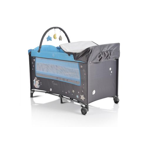 3800146248604 - Reisebett Sleepy Rollen Wickelauflage Matratze Spielbogen Seiteneingang grau-blau 3800146248604 - Reisebett Sleepy Rollen Wickelauflage Matratze Spielbogen Seiteneingang grau-blau