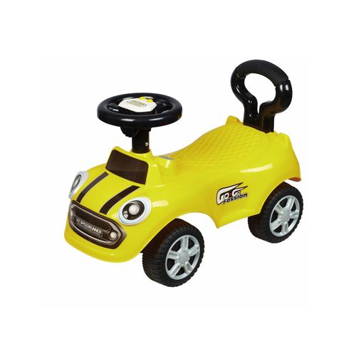 3800931054465 - Kinder Rutschauto Go-Go Musikfunktion Lenkrad Rückenlehne Hupe gelb 3800931054465 - Kinder Rutschauto Go-Go Musikfunktion Lenkrad Rückenlehne Hupe gelb