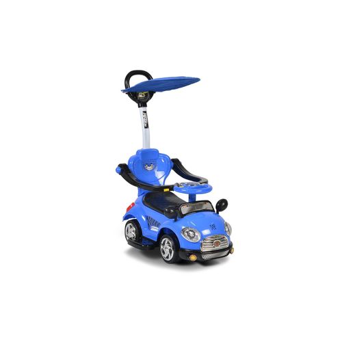 3800146230272 - 3 in 1 Rutschauto Paradies K401-3 Musik Schiebestange Sonnendach Fußstützen in blau 3800146230272 - 3 in 1 Rutschauto Paradies K401-3 Musik Schiebestange Sonnendach Fußstützen in blau