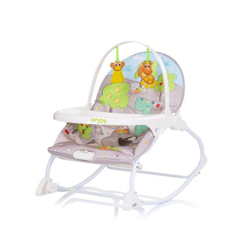 3800931055516 - Babywippe Enjoy Stuhl Schaukelfunktion Musikfunktion Spielbogen grün 3800931055516 - Babywippe Enjoy Stuhl Schaukelfunktion Musikfunktion Spielbogen grün