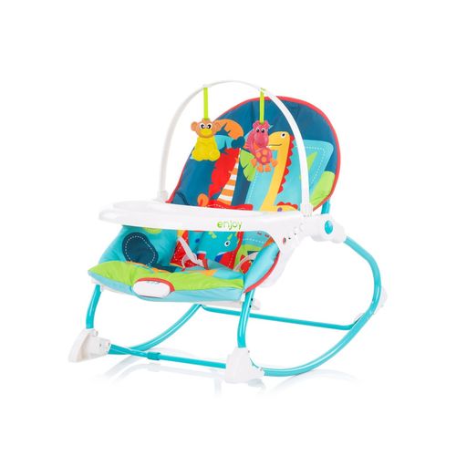 3800931044329 - Babywippe Enjoy Stuhl Schaukelfunktion Musikfunktion Spielbogen blau