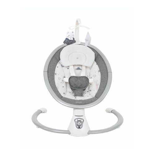 3801005010554 - Kikkaboo elektrische Babywippe Twiddle Schaukelfunktion Fernbedienung Timer grau hellgrau 3801005010554 - Kikkaboo elektrische Babywippe Twiddle Schaukelfunktion Fernbedienung Timer grau hellgrau