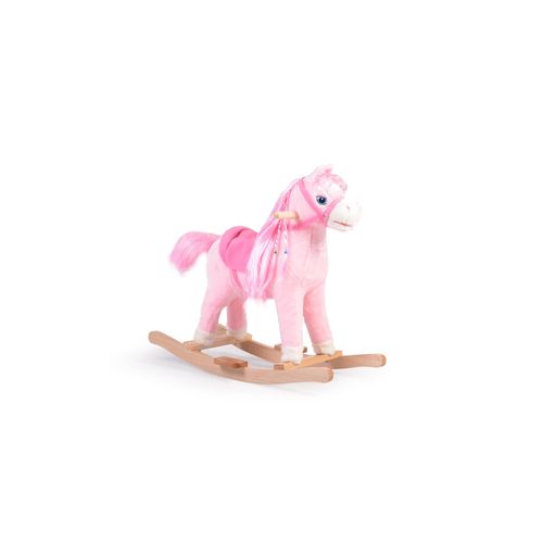 3800146242176 - Schaukelpferd Plüsch Rose WJ-001 pink Kufen Sound Sattel Steigbügel 3800146242176 - Schaukelpferd Plüsch Rose WJ-001 pink Kufen Sound Sattel Steigbügel