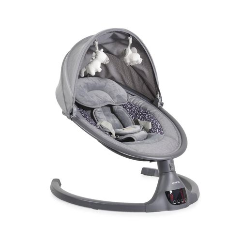3800146249014 - Babywippe iSwing Musikfunktion Timer Fernbedienung Aluminiumrahmen grau hellgrau 3800146249014 - Babywippe iSwing Musikfunktion Timer Fernbedienung Aluminiumrahmen grau hellgrau