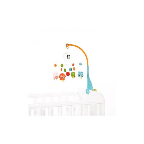 3800151969310 - Musik Mobile Happy Tiere Musikpanel Lautstärkeregler Nachtlicht Melodien blau