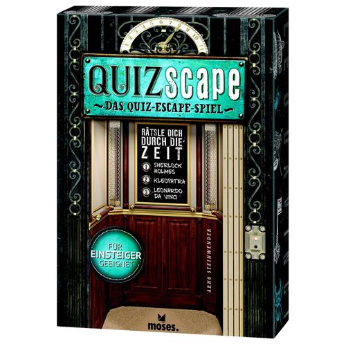 4033477903730 - moses QUIZscape Rätsle dich durch die Zeit Kartenspiel 403347790