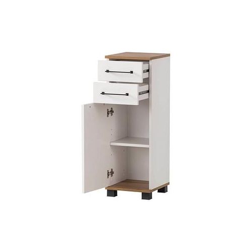 4027181118016 - Badschrank Jelda 154177 eiche landhaus weiß 303 x 326 x 881 cm 4027181118016 MÖBELPARTNER