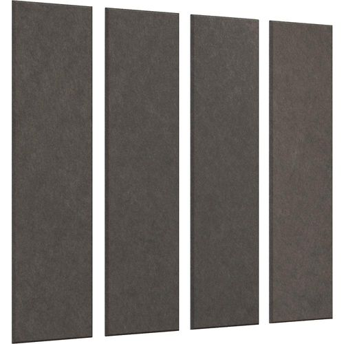 4061753245656 - eurokraft basic Akustik-Wandplatte HxB 1200 x 300 mm VE 4 Stk dunkelgrau ab 10 VE