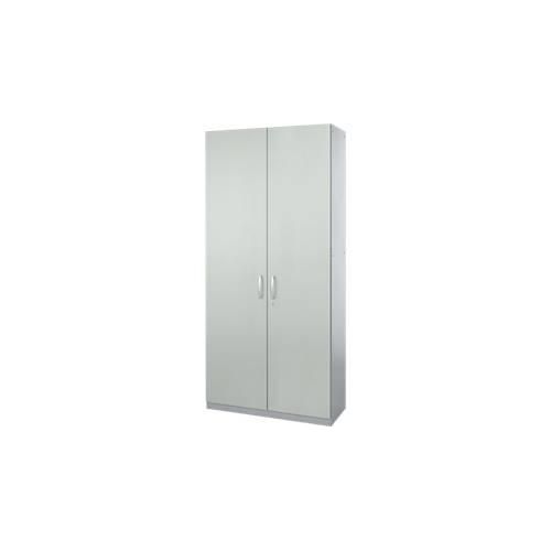 4250510835432 - Genius Flügeltürenschrank TETRIS SOLID Stahlkorpus 5 OH B 1200 mm abschließbar lichtgrau weißalu