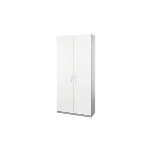 4250510835470 - Genius Flügeltürenschrank TETRIS SOLID Stahlkorpus 5 OH B 1200 mm weiß weißalu