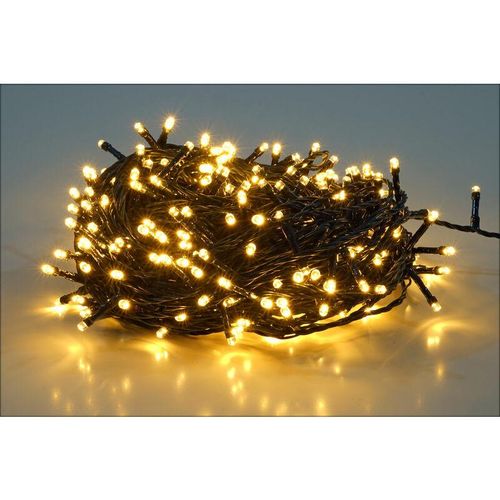 4260461475786 - Spetebo - led Weihnachts Lichterkette warm weiß - 50 m   500 led - Garten Deko Beleuchtung mit Netzstecker Strom betrieben für den Außenbereich