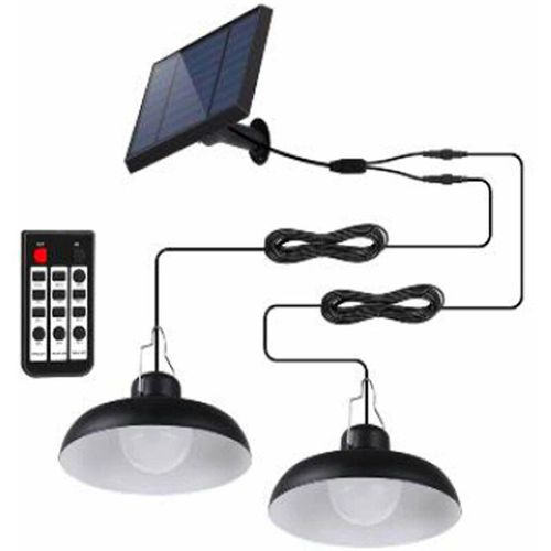 3666162002961 - lumisky 2er-Set LED-Solarleuchten Waren in Schwarz - Ø 18 cm 3666162002961 - lumisky 2er-Set LED-Solarleuchten Waren in Schwarz - Ø 18 cm
