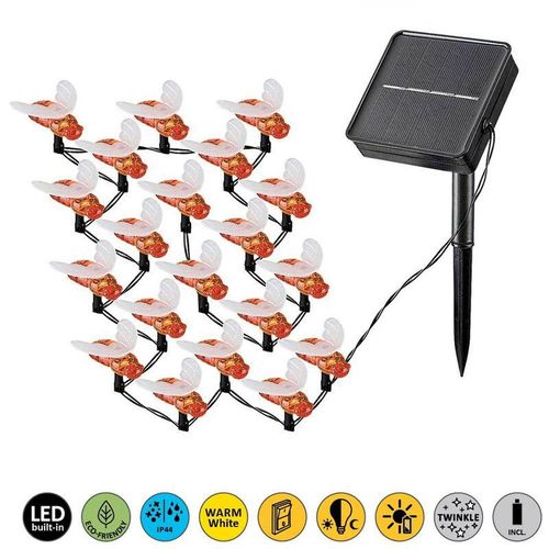 5996595770020 - 77002 Solarleuchte bobus Kunststoff schwarz led 006W IP44 2700K L380cm Ø35cm mit Sensor - Rabalux