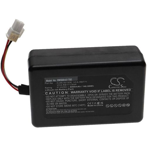 4065705780875 - Vhbw - Akku Ersatz für Samsung DJ96-00193E VCA-RBT71 VCA-RBT71 XAA für Staubsauger Home Cleaner Heimroboter (6800mAh 216V Li-Ion)