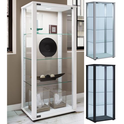 4051814408953 - Glasvitrine stehend Vitrine Glas mit ESG-Sicherheitsglas Maße ca H 115 x B 50 x T 38 cm Standvitrine Glas Modern und platzsparend Glas Vitrinenschrank - Kavisa M 4051814408953 - Glasvitrine stehend Vitrine Glas mit ESG-Sicherheitsglas Maße ca H 115 x B 50 x T 38 cm Standvitrine Glas Modern und platzsparend Glas Vitrinenschrank - Kavisa M