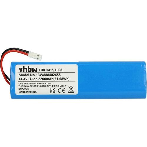 4064115046175 - Akku Ersatz für iLife 18650B4-4S1P-AGX-2 SUN-INTE-202 für Staubsauger (2200mAh 144V Li-Ion) - Vhbw