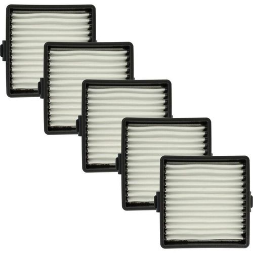 4064115966817 - Vhbw - Set 5x Flachfaltenfilter kompatibel mit Ryobi P712 P713 P714K Handstaubsauger Staubsauger - Filterelement