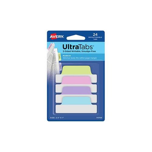 4004182335192 - AVERY Zweckform Haftmarker Haftstr UltraTabs Past 24St pastell blau pastell pink pastell lila pastell grün