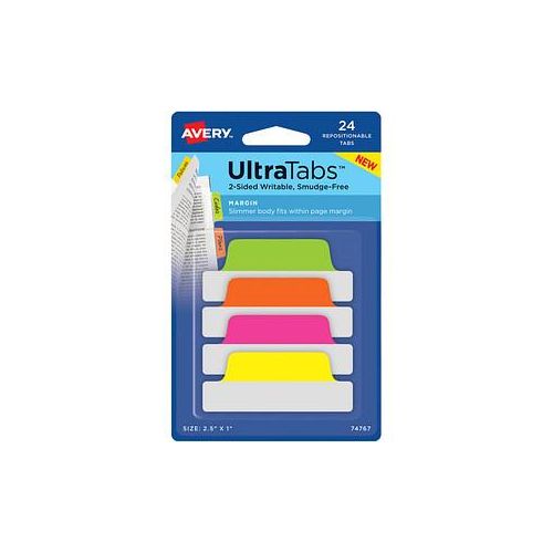 4004182335178 - AVERY Zweckform Haftmarker Haftstr UltraTabs Neon 24St neongrün neonpink neonorange neongelb