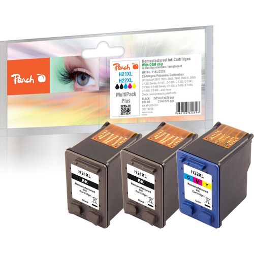 7640164822396 - HP 21 XL 3 Druckköpfe XL (2*bk col) ersetzt HP No 21XL*2 No 22XL SD367AE C9351AE*2 C9352AE für zB HP DeskJet F 2200 HP DeskJet F 2280 (wiederaufbereitet) 7640164822396 - HP 21 XL 3 Druckköpfe XL (2*bk col) ersetzt HP No 21XL*2 No 22XL SD367AE C9351AE*2 C9352AE für zB HP DeskJet F 2200 HP DeskJet F 2280 (wiederaufbereitet)