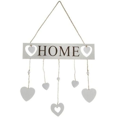 4250965952760 - Deko-Buchstaben MYFLAIR MÖBEL & ACCESSOIRES Home Dekofiguren Gr B H T 30 cm x 2 cm x 48 cm beige (natur) Deko-Objekte Dekofiguren Wanddeko mit Schriftug & Herzen Wohnzimmer