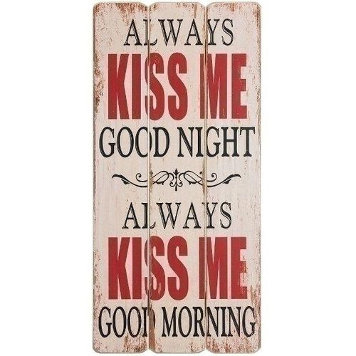 4250965940613 - Holzschild Always kiss me